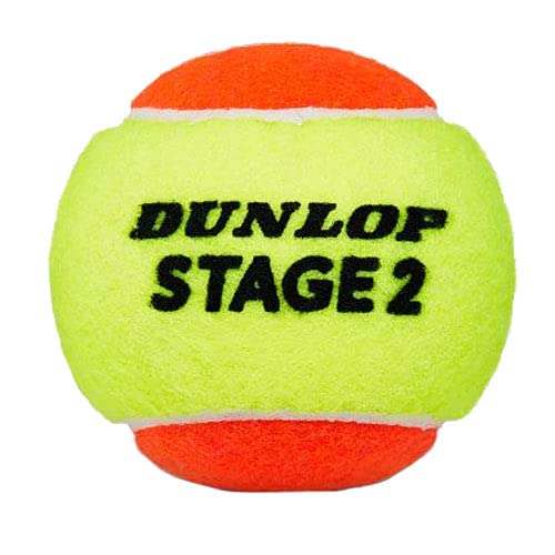 DUNLOP - Pelota de Tenis para Principiantes y niños en la cancha Media (1x3 Mascotas)