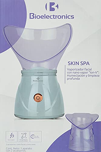 Bioelectronics Bioelectronics skin spa vaporizador, sauna facial, hidratante, limpieza de poros, 2.6 kilograms, 1 count