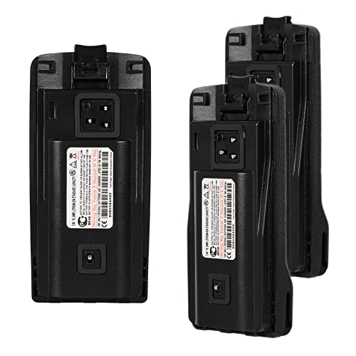 AWEDAS (3 unidades) 7.4 V 2500 mAh RDU4100 RLN6305 batería con cordón de radio (actualizado) para Motorola Radios CP110 CP1100 CP1180 EP150 P150 RDU2080D RDU4100 RDU2080 RDV2022220 RDM2070D Batería