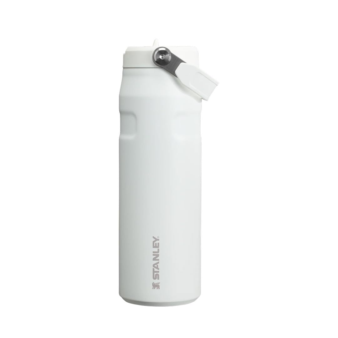 Botella Stanley IceFlow Aerolight 709 ml, con Tapa de Flujo Rápido, Aislamiento de Doble Pared, Mantiene Bebidas Frías, Termo Acero Inoxidable libre de BPA, Botella Stanley 24 oz FROST