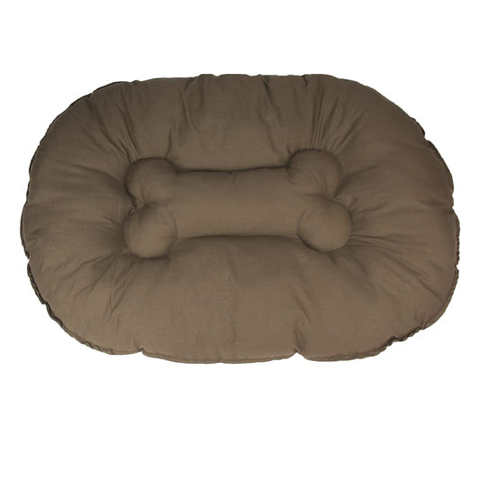 Fancy Pets Cojin/Cama para Perro Tamaño Extra Grande Color Cocoa