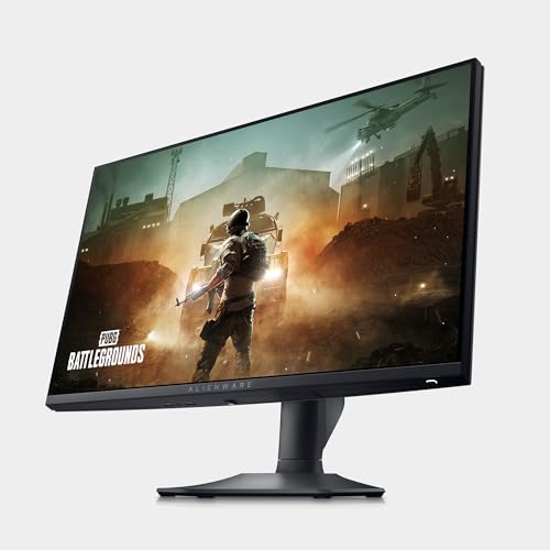 Alienware AW2523HF Gaming Monitor - 24.5-Inch (1920x1080) 360Hz Display, AMD Free Sync, Height/Tilt/Swivel/Pivot Adjustability, Dark Side of The Moon