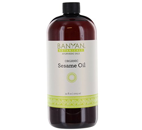 Aceite Orgánico de Sésamo Ayurvédico para Cabello y Piel - Sin Refinar - Banyan Botanicals