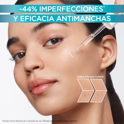 Kit Garnier Las Favoritos del Mariana - Express Anti Imperfecciones para piel grasa con Ácido Salicílico: Gel Limpiador Facial + Serum anti acne + Crema Facial Hidratante Matificante en Gel