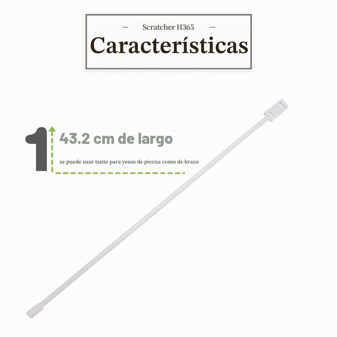 Rascador Limpiador de Picazón Fundido para Alivio de Picazón con 2 Varillas