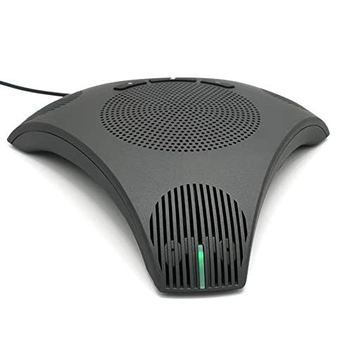 Micrófono de Conferencia USB Omnidireccional con Altavoz 360° y Reducción de Ruido DSP Inteligente para Negocios y Reuniones de Video