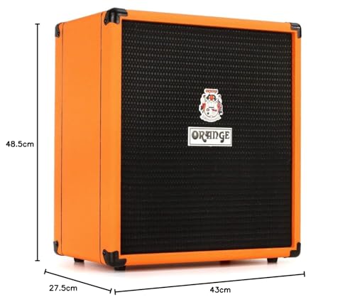 Combo de amplificador de bajo y guitarra, Crush Bass 50, Anaranjado