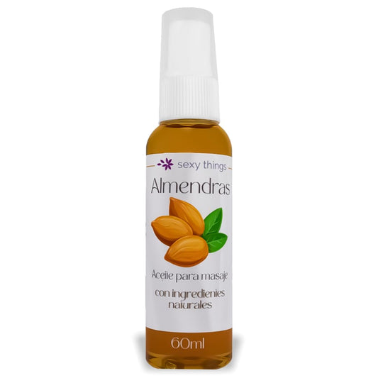 Aceite para Masaje Corporal Sexy Things Almendra Relajación y Aromaterapia para Pareja