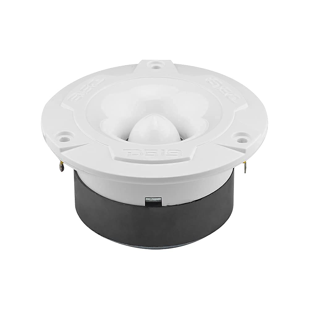 DS18 NXL-T1 Marine - Altavoz de agudos de aluminio impermeable VC de 240 W máximo, 4 ohmios, cruce integrado, ideal para barcos, deportes de motor, motocicleta, ATV UTV (2 altavoces resistentes al