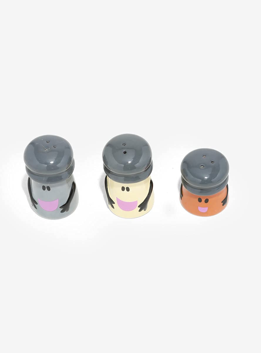 Blue's Clues Mr. SALT & MRS. Set de coctelera de pimienta y pimentón, exclusivo de BoxLunch