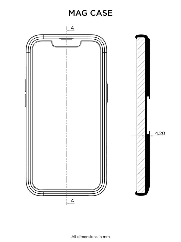 Funda iPhone 15 Pro Max Quad Lock MAG negro