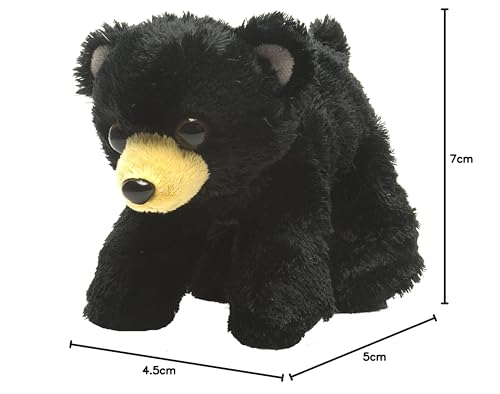 Peluche Oso Negro Wild Republic 7 Pulgadas para Niños