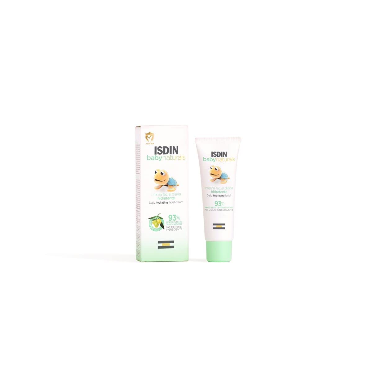 Nutraisdin Baby Naturals Crema Facial Hidratante Diaria para Bebé, con un 92% de Ingredientes de Origen Natural, 50ml