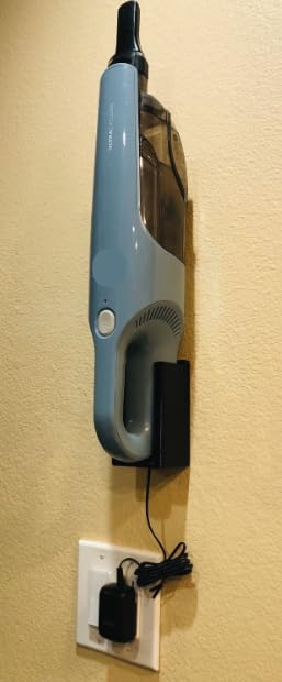 Soporte de Aspiradora SquirrelBox Original Blanco Compatible con Modelo Shark CH para Montaje en Pared