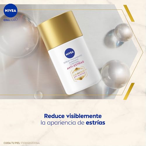 NIVEA Serum tratamiento avanzado Luminous630 anti-estrías (100 ml) 48 horas de humectación profunda y piel suave