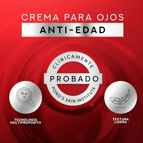 PONDS Crema para Ojos Age Miracle Ultimate Youth con Hexyl-Retinol para una piel más firme, luminosa y joven, ayuda a reducir arrugas, bolsas y ojeras 15 ml