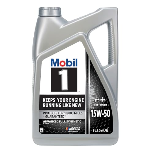 Aceite de Motor Sintético Completo Mobil 1 15W-50 Avanzado 5 Cuartos