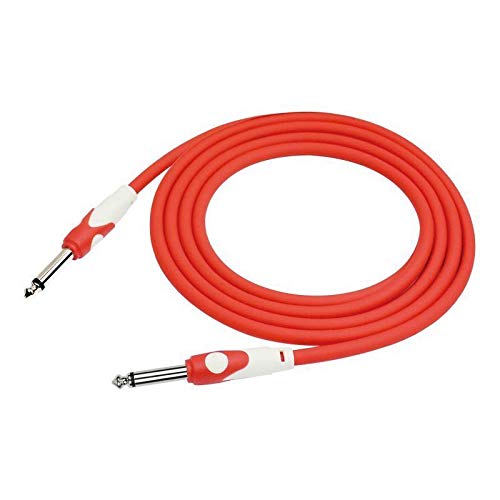 Cable para Instrumento Kirlin Rojo Profesional de 6 Metros