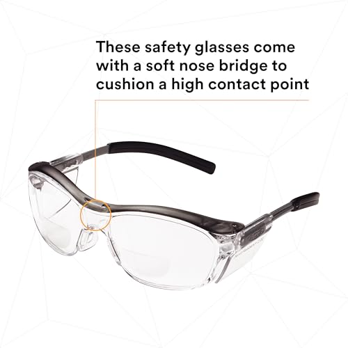 Anteojos Protectores 3M Nuvo Lentes Transparentes 2.0 Diopter