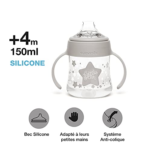 Set de Biberón Suavinex Blanco Little Star para Bebé