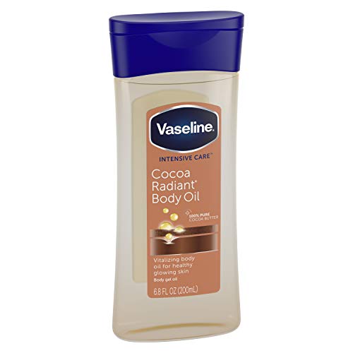 Vaseline Cocoa Radiant Vitalizing Gel Body Oil, 6.8Ounce Bottles (Pack of 3)