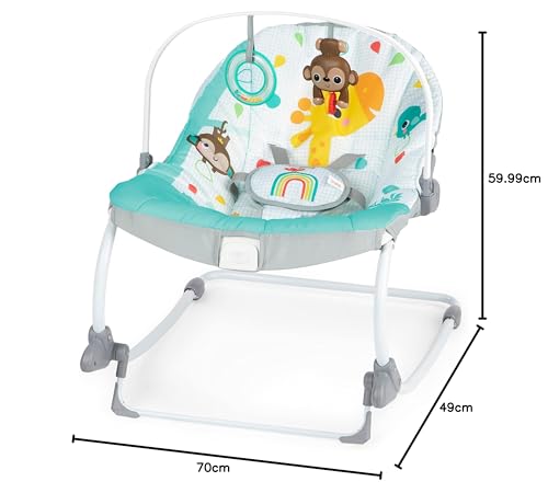 Bright Starts Silla Mecedora y Asiento Plegable para Bebés