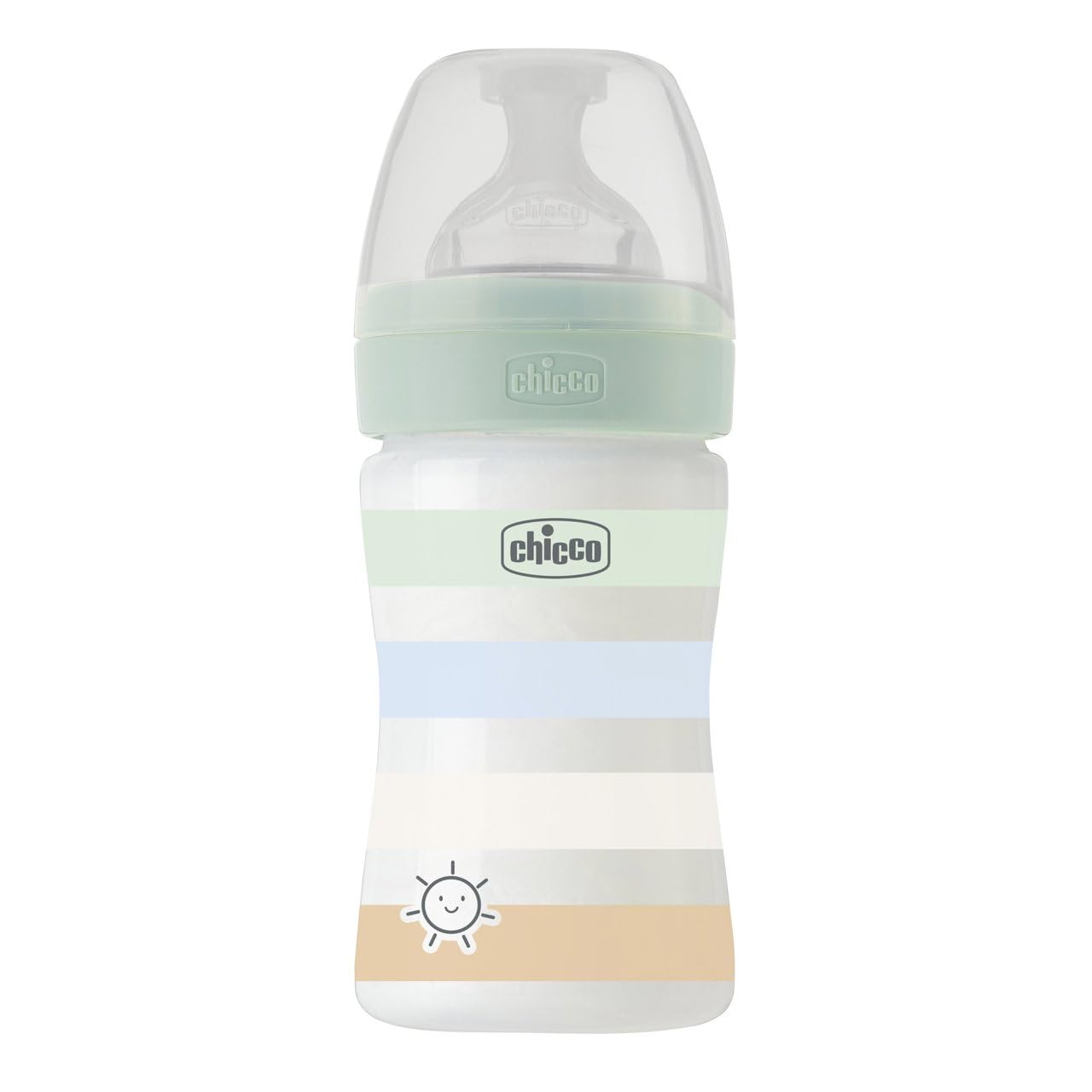 Chicco Biberón Well Being 150 ml Verde/Azul