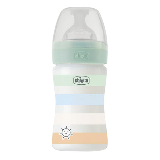 Chicco Biberón Well Being 150 ml Verde/Azul