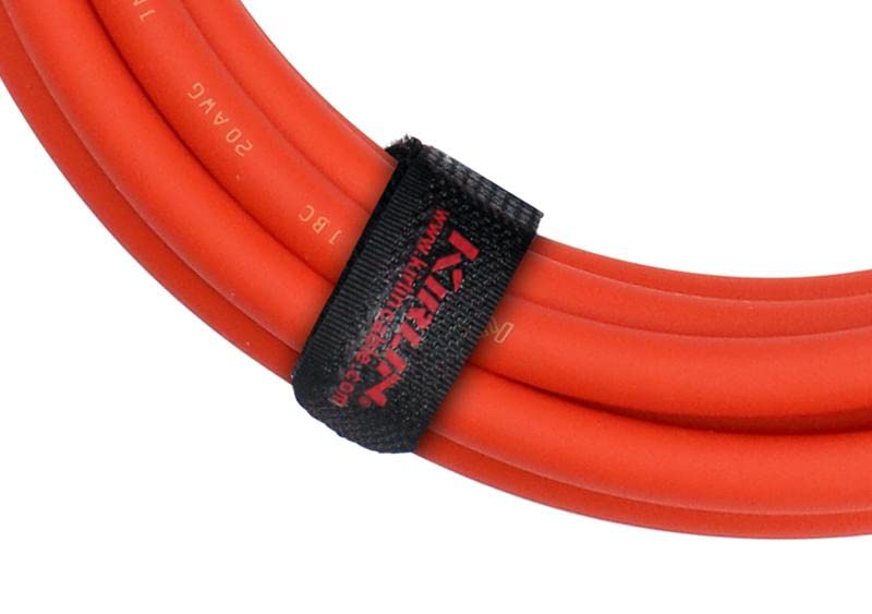 Cable para instrumento Kirlin profesional, 10 metros plug 1/4 escuadra, LGI202 colores (Rojo)