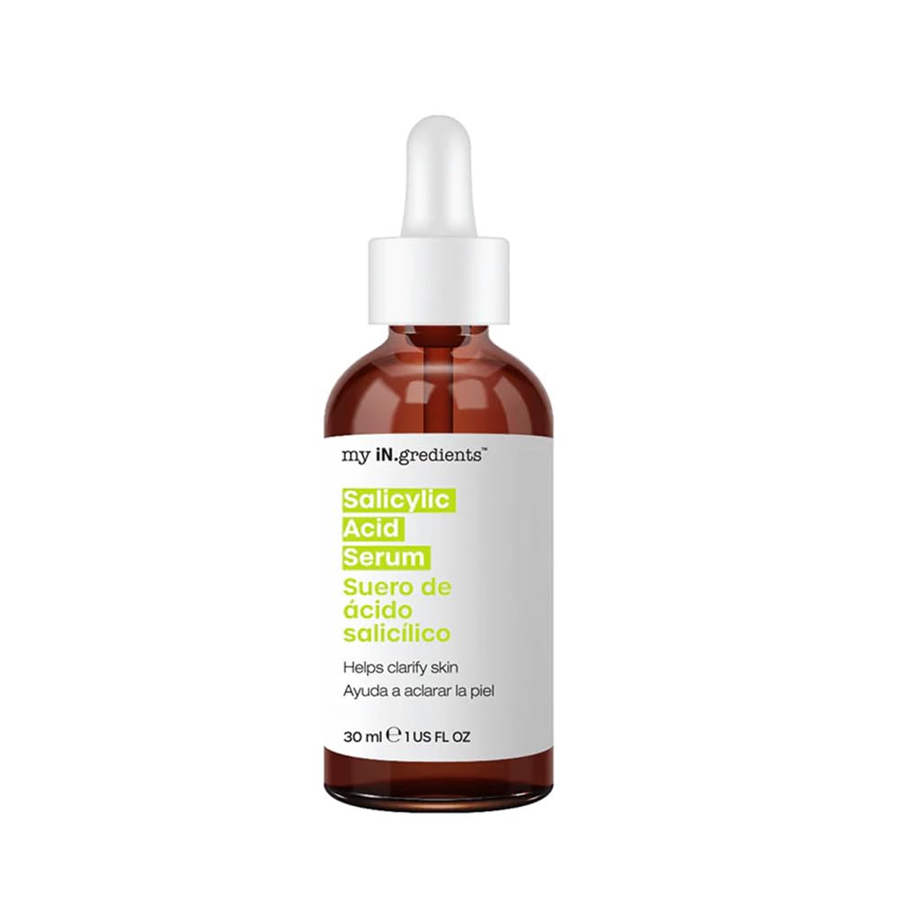 MY INGREDIENTS, Sérum de Ácido Salicílico, para Piel con Tendencia al Acné, Tratamiento para Imperfecciones, 30 ml