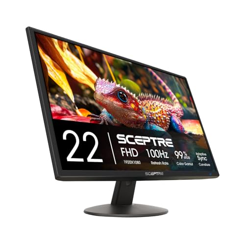Monitor LED 22 Pulgadas Sceptre Full HD Negro E22 Series