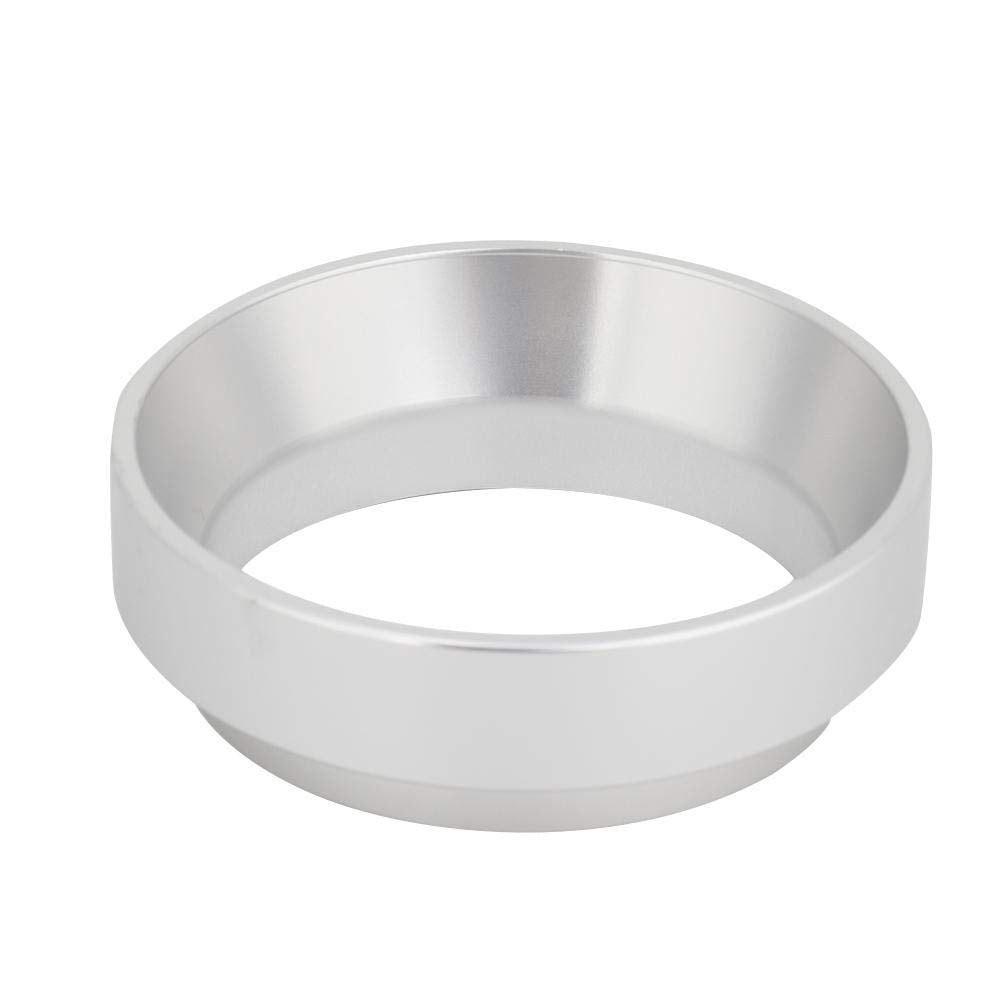 Embudo de Dosificación Espresso Universal Aluminio Plata Accesorio de Reemplazo para Máquina de Café