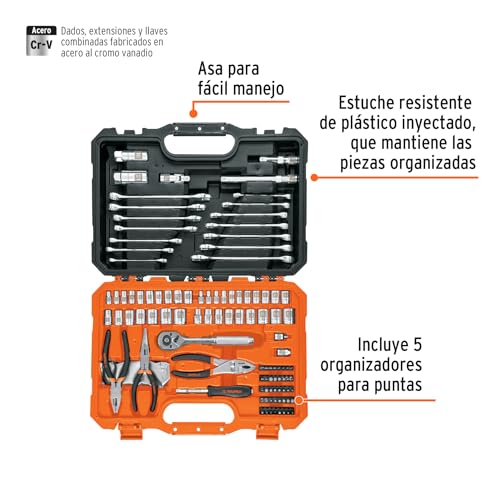 Juego de Herramientas Truper SET-124 119 Piezas