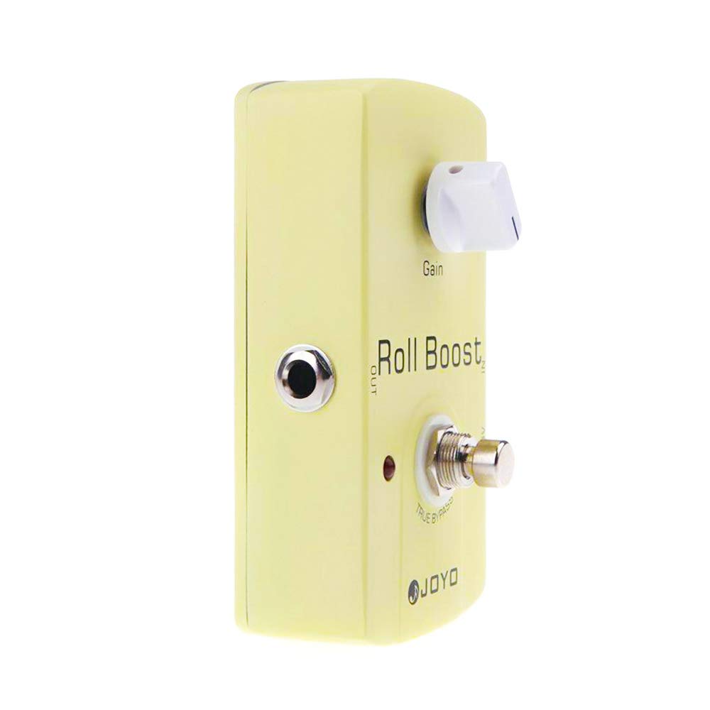 JOYO Boost Pedal Classic Circuitry de hasta 35 dB Clean and Clear Boost para efecto guitarra eléctrica – True Bypass (Roll Boost JF-38)