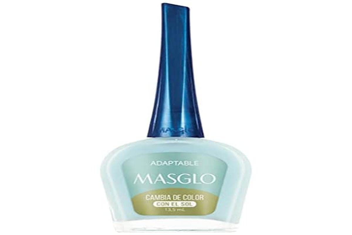MASGLO Esmalte DE UÑAS FOTOCROMATICO Adaptable 13,5ML, Único, Estándar.