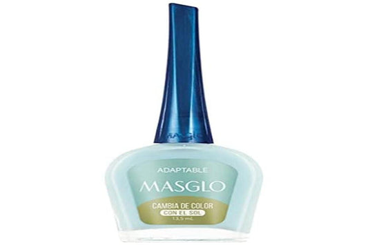 MASGLO Esmalte DE UÑAS FOTOCROMATICO Adaptable 13,5ML, Único, Estándar.