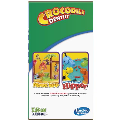 Hasbro Juego de cocodrilo Dentista, Elefun and Friends