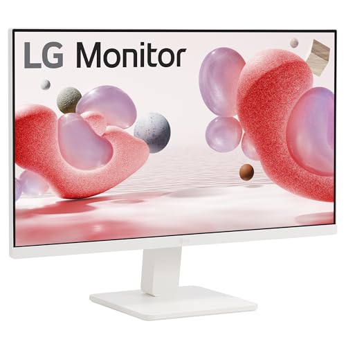 LG Monitor 24MR400-W IPS (1920 x 1080) 24" Refresh Rate 100 Hz, Tiempo de Respuesta de 5 ms (GtG), Contrast Ratio 1000:1