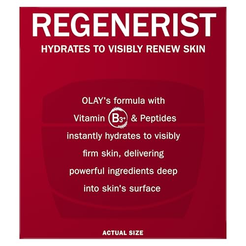 Olay Regenerist humectante, Hidratante Facial, Face Moisturizer with Collagen Peptides, Micro Sculpting Cream, Moisturizer 1.7 oz