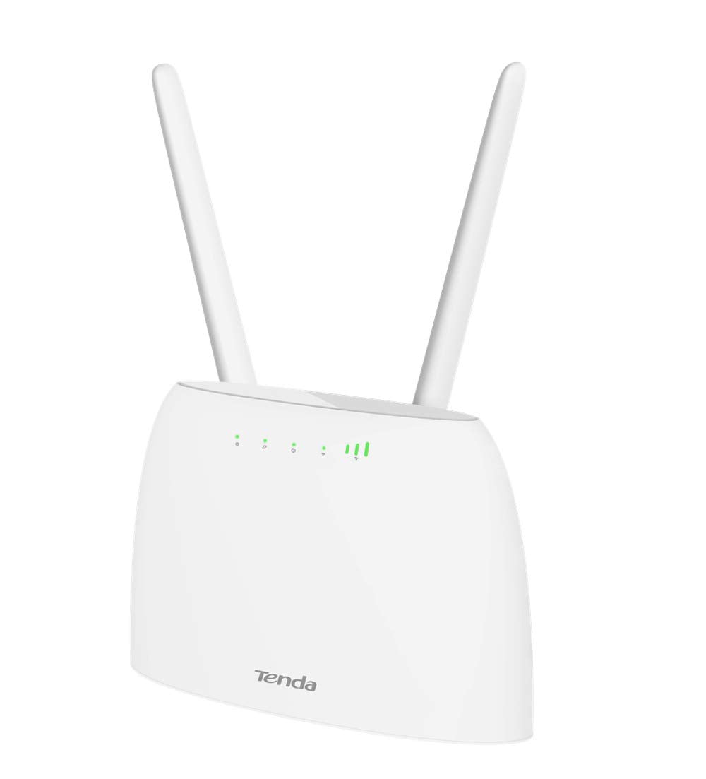 Tenda Router 4G06 4G Wi-Fi 300 Mbps Movil, Ranura para SIM, No Requiere Configuración, Servicio de Voz, 2 Antenas Desmontables, Monitoreo de Tráfico de Datos