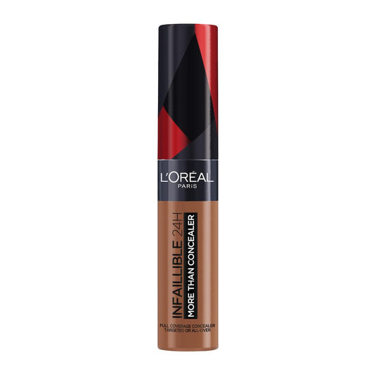 L´Oréal Paris, Corrector liquído de larga duración 24h, Infallible More than concealer,Tono 338 Honey, 14.4ml