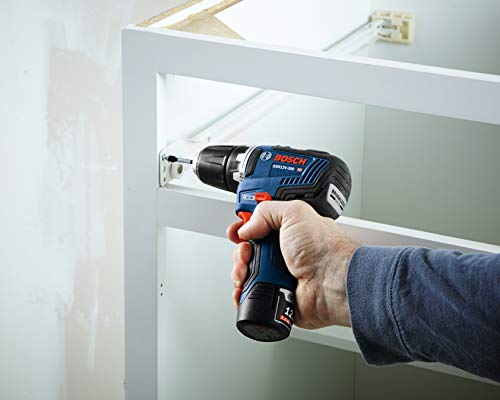 BOSCH Kit combinado sin escobillas de 12 V Max con 2 herramientas con 3/8 pulgadas. Taladro/destornillador, 1/4 pulgadas. driver de impacto hexagonal y (2) baterías de 2 Ah (GXL12V-220B22)