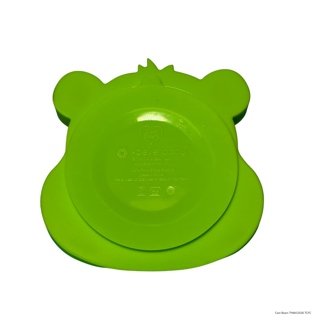 The Clever Baby Care Bears Good Luck Bear - Placa de succión de silicona