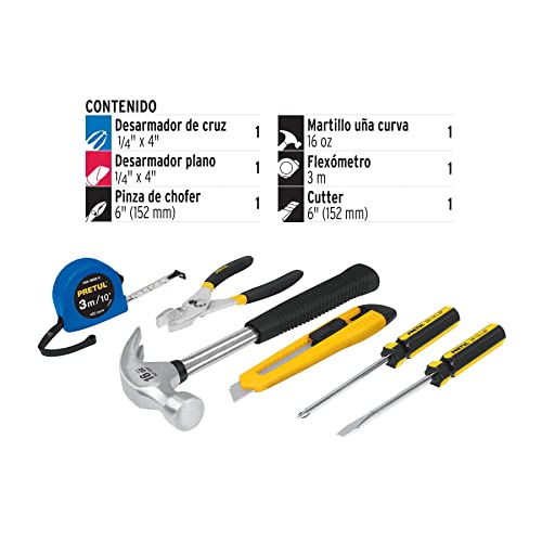 Juego de Herramientas Pretul 6 Piezas Casero