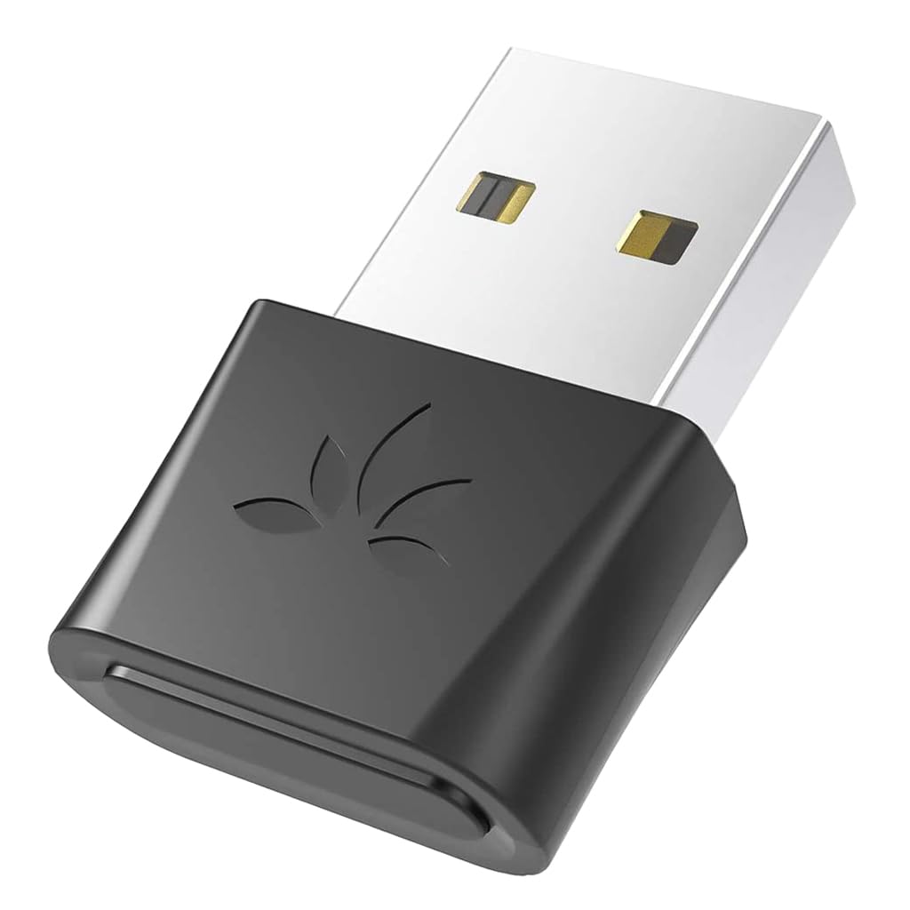 Transmisor USB Avantree DG80 Negro con aptX de Baja Latencia para Auriculares Bluetooth PS5 y PC