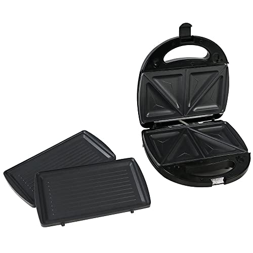 Sandwichera Eléctrica Koblenz Blanca Placas Anti-Adherentes Reversibles 2 en 1 750 W