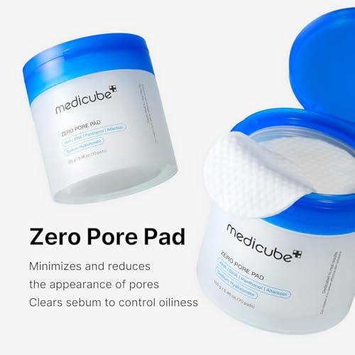 Medicube Zero Pore Pad – Pads Exfoliantes para Piel Grasa 155 g