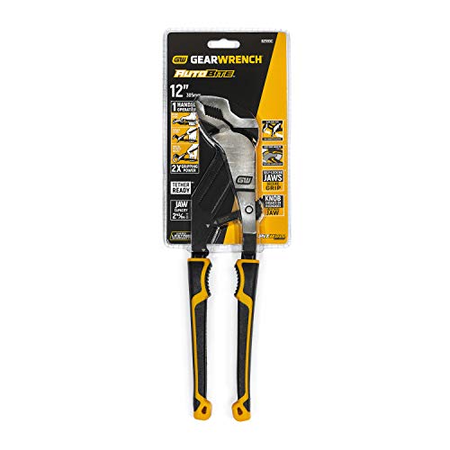 GEARWRENCH 82593C - Alicates de doble material de 30,5 cm Pitbull con lengüeta y ranura