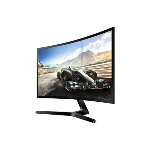 SAMSUNG - Monitor de computadora Curvo FHD 1800R de 24 Pulgadas Essential S3 (S36GD) Series FHD 1800R, 100Hz, Modo de Juego, Comodidad Ocular Avanzada, Puertos HDMI y D-Sub, LS24D366GANXZA, 2024