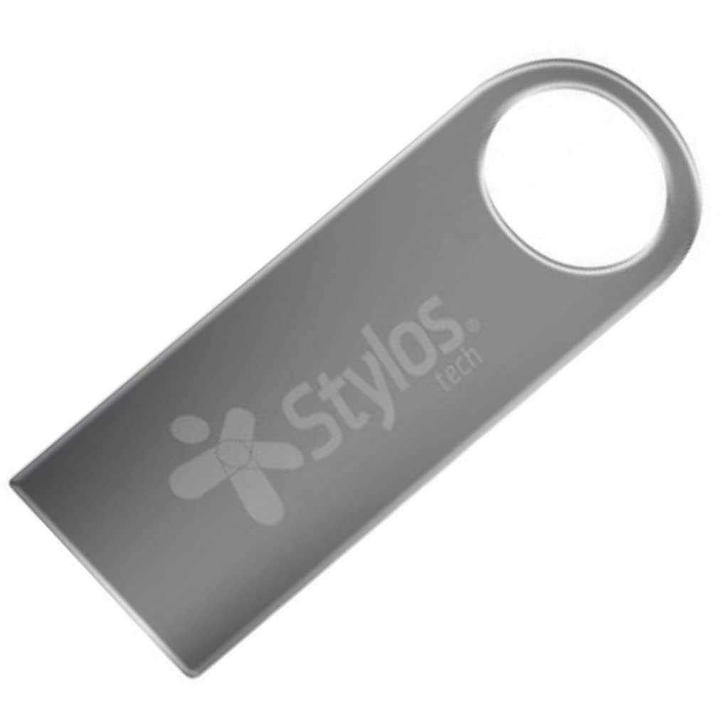 Kit de Memorias USB Stylos Tech ST100 16GB 2.0 Plateada PSA Computo y Papeleria